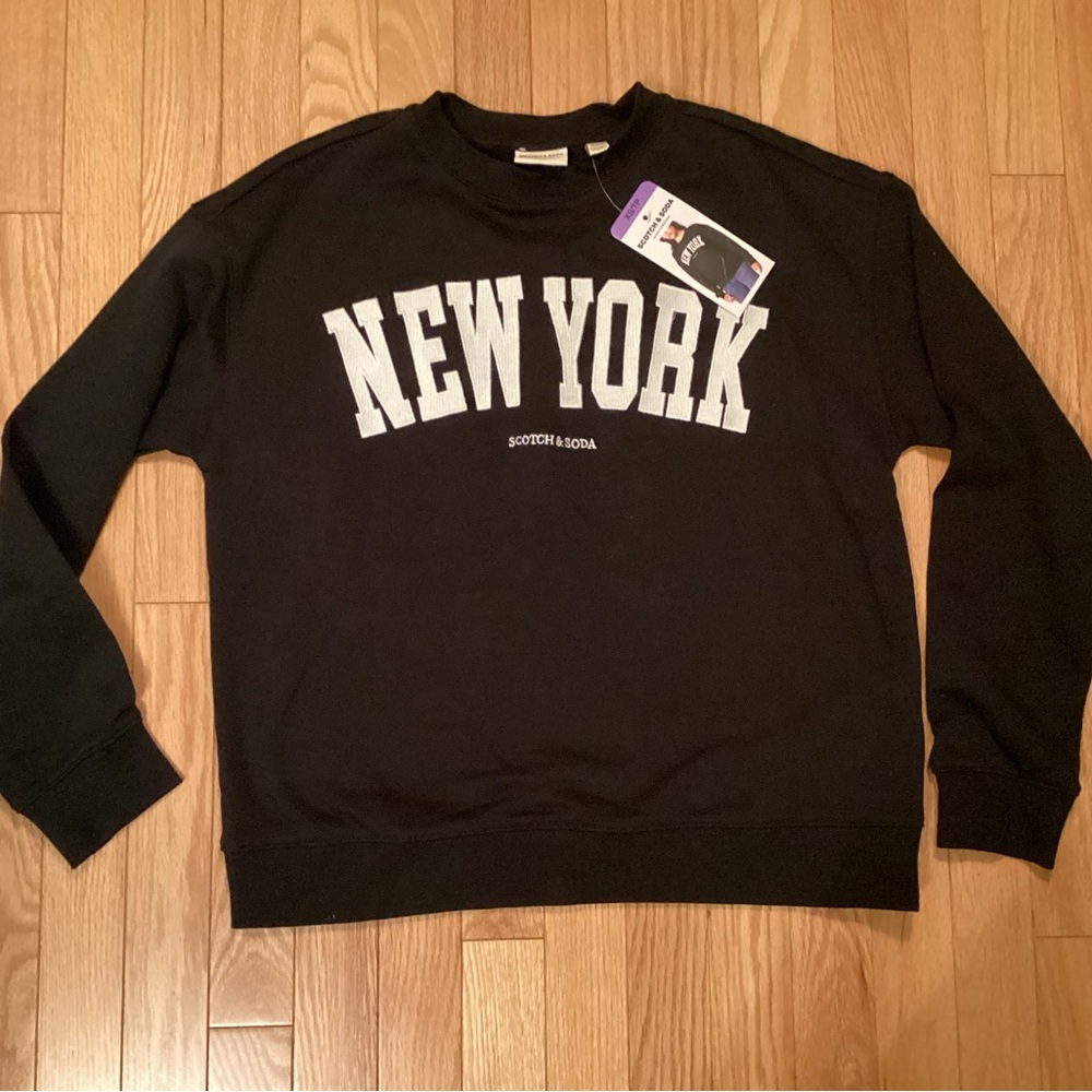 Scotch & Soda, New York Crewneck Sweatshirt, Xsmall, 100% cotton - Picture 9 of 9